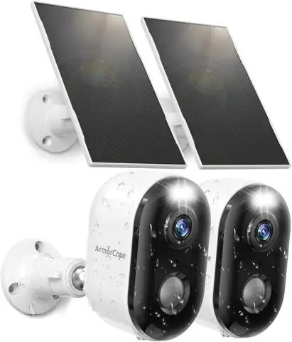 Wireless Outdoor Security Cameras, Solar… — Photo 1