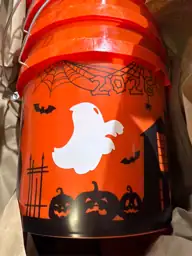 2 gal. Orange Halloween Bucket… — Photo 4