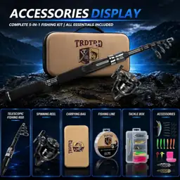 Fishing Rod Combo Kit Telescopic,… — Photo 2