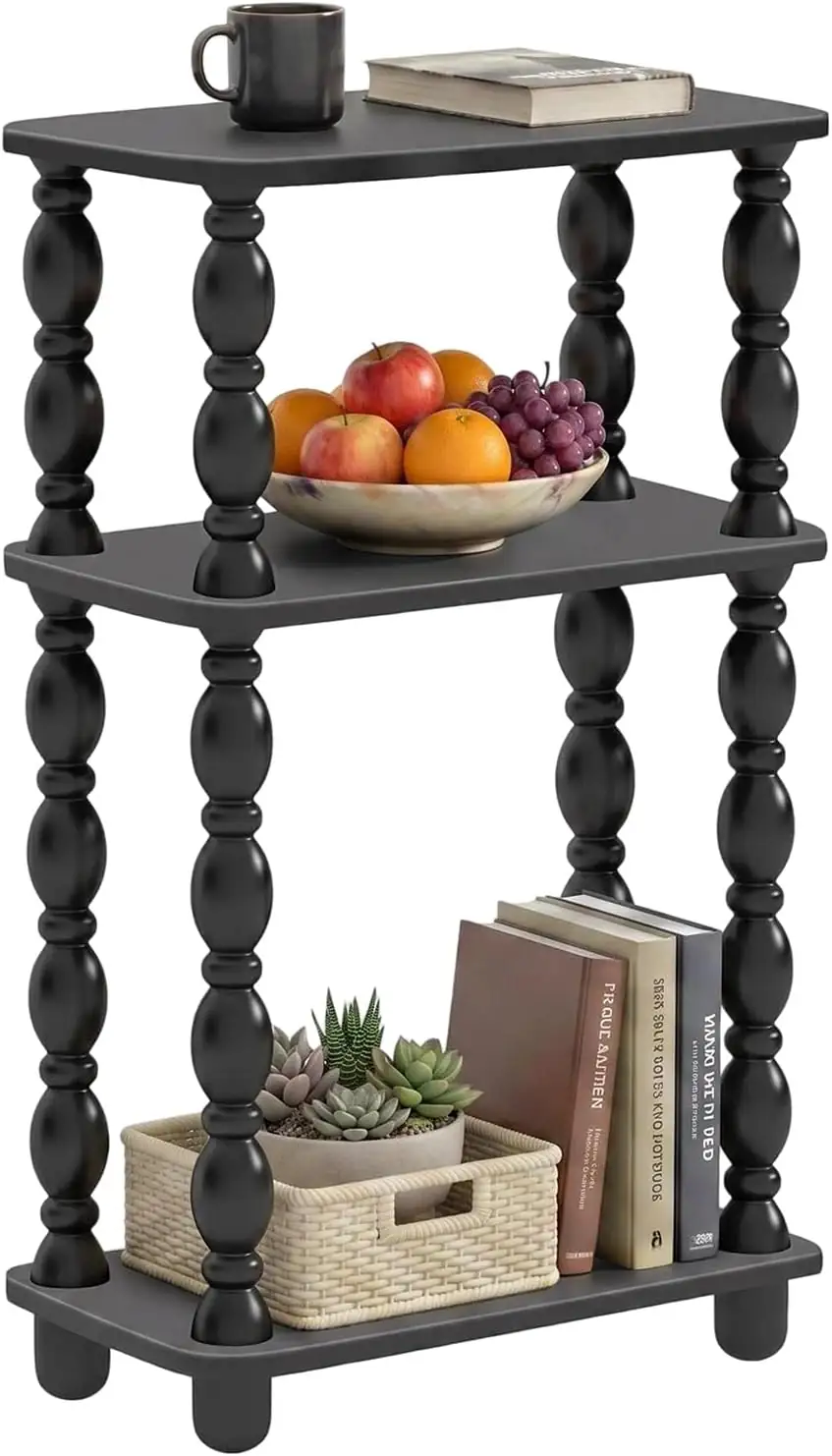Narrow Side Table with 3-Tier… — Photo 1