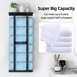 STWWO Towel Rack for Bathroom,… — Photo 2