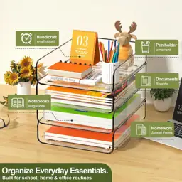 FANXIYQ 4-Tier Acrylic Paper Tray… — Photo 2