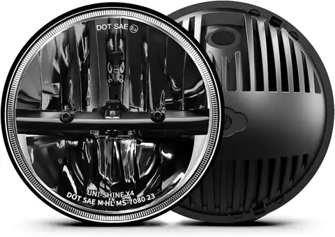 UNI-SHINE 2PCS 7-In LED Headlights… — Photo 1