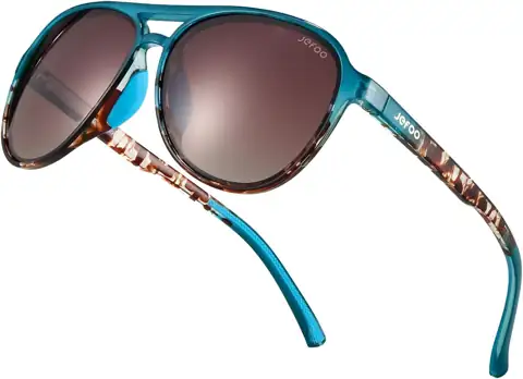 Jefoo Polarized Aviator Sunglasses UV400… — Photo 1