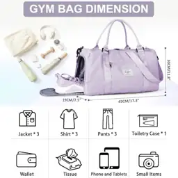 Gym Bag for Women and… — Photo 2