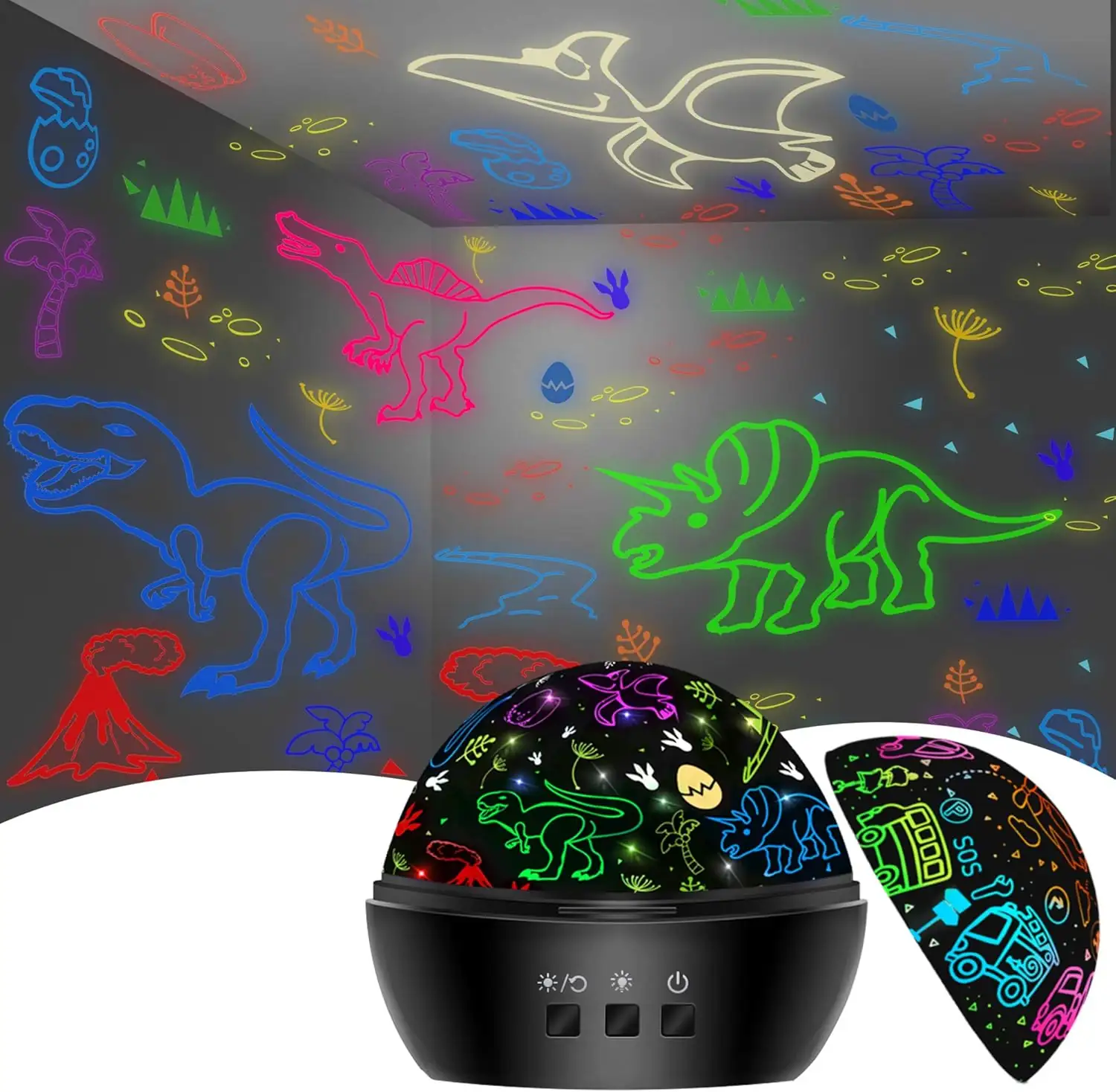 Dinosaur Night Light for 3-8… — Photo 1