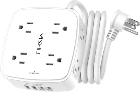 YISHU 6Ft Surge Protector Power… — Photo 1