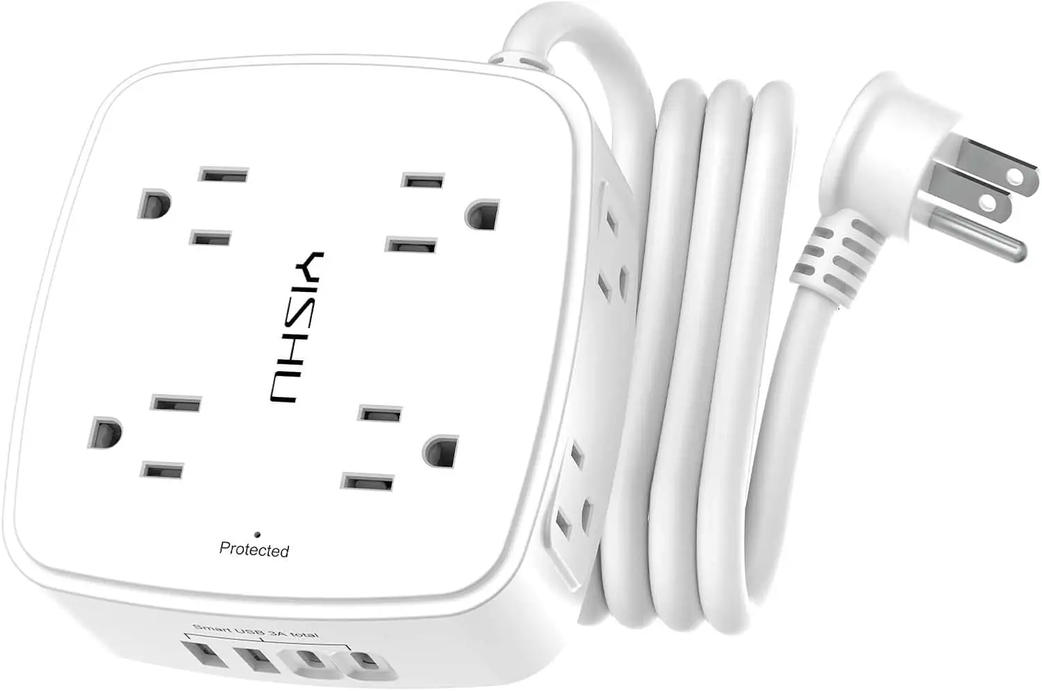 YISHU 6Ft Surge Protector Power… — Photo 1