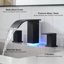 RUMOSE LED Bathroom Sink Faucet… — Photo 2