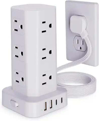 Power Strip Tower Surge Protector,… — Photo 1
