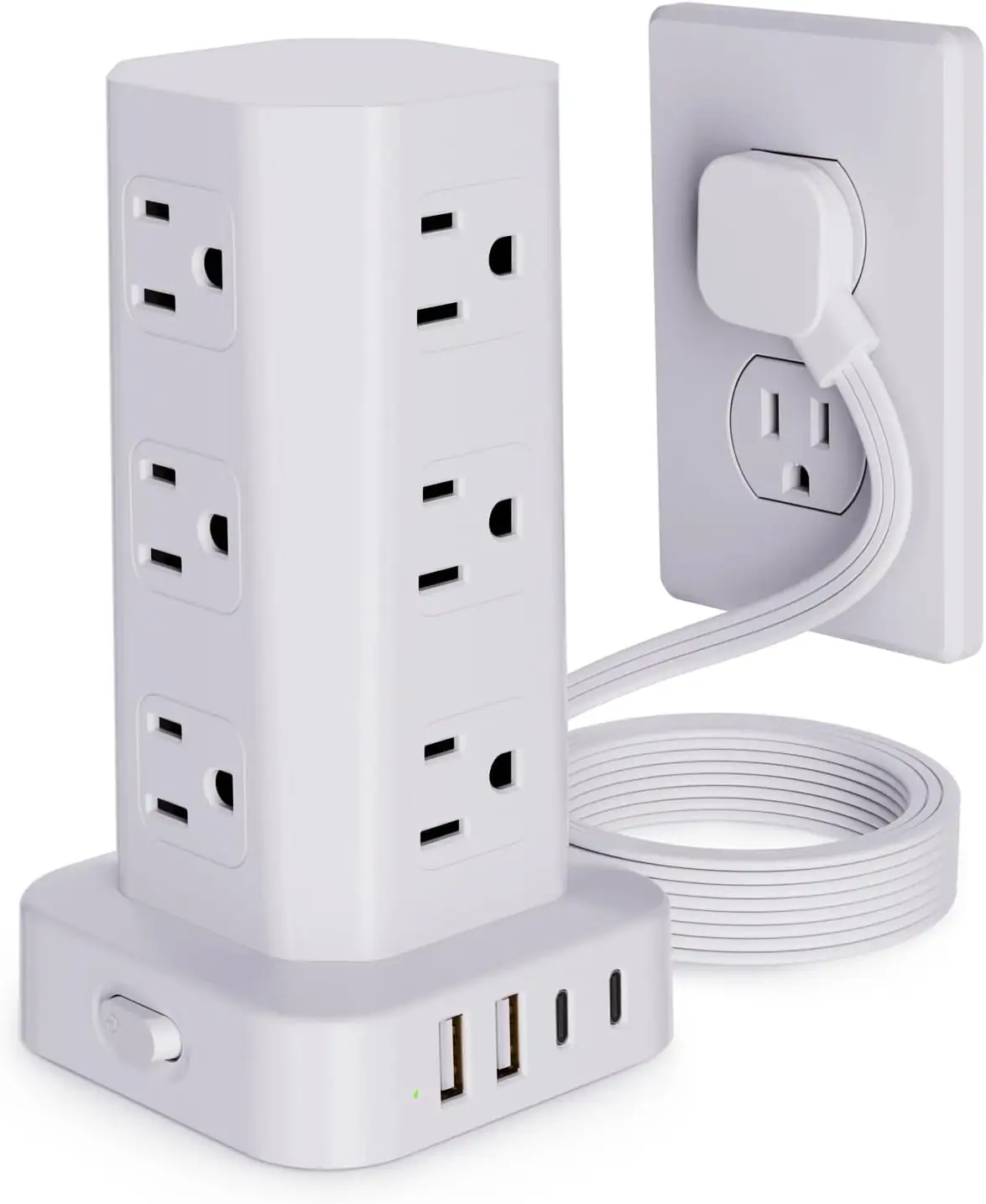 Power Strip Tower Surge Protector,… — Photo 1