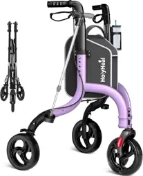 3-Wheel Rollator for Seniors, Lightweight,… — Photo 1