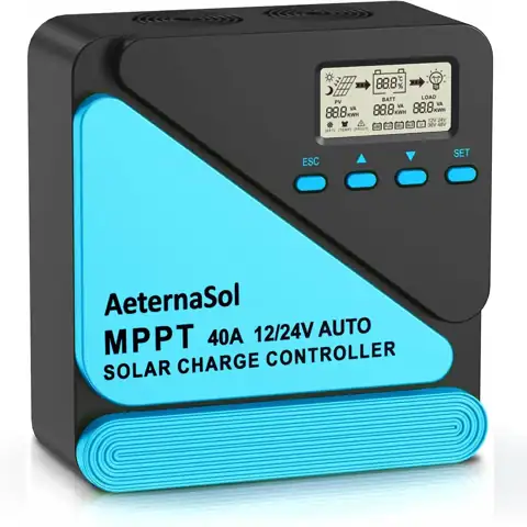 40A Solar Charge Controller, 12V/24V… — Photo 1