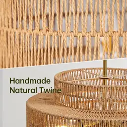 17.7" Rattan Chandelier for Dining… — Photo 2