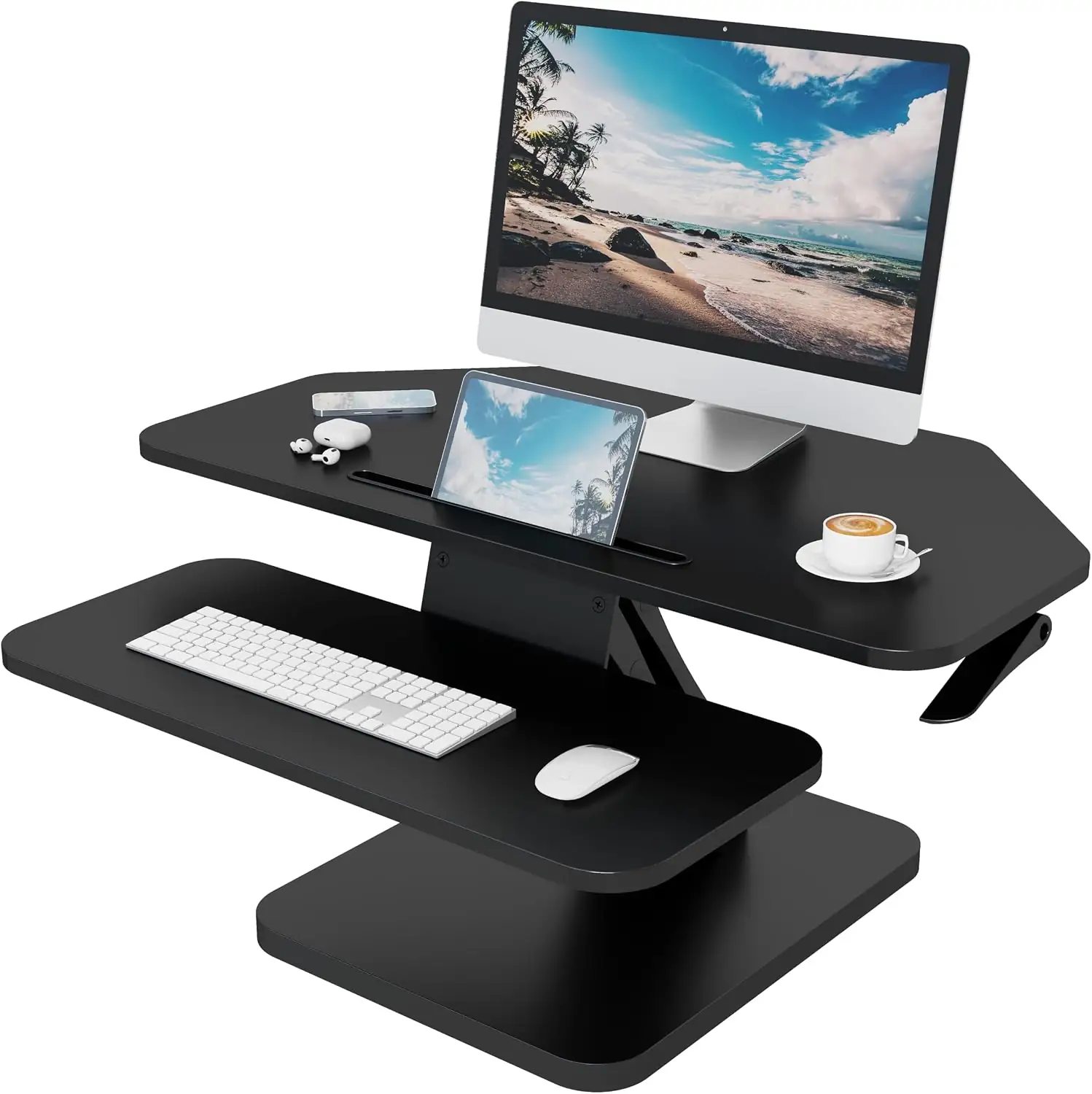 32-Inch Corner Desk Converter, Height… — Photo 1