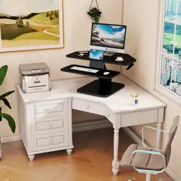 32-Inch Corner Desk Converter, Height… — Photo 2