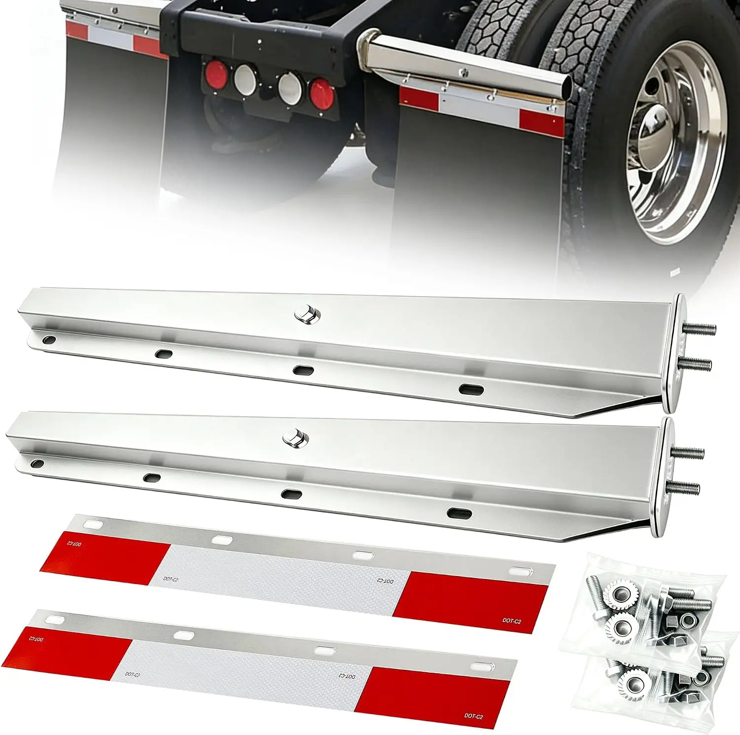 2-1/2in Bolt Tapered Mud Flap… — Photo 1