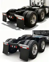 2-1/2in Bolt Tapered Mud Flap… — Photo 2