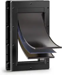 3-Flap Plastic Dog Door, Medium… — Photo 1