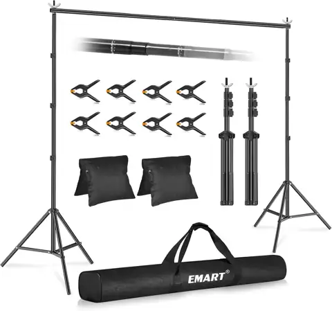 EMART Backdrop Stand 10x10FT Adjustable… — Photo 1