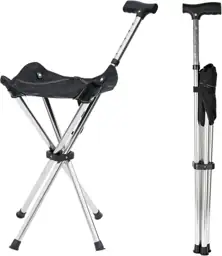 FATTCHIAR Walking Cane with Seat,… — Photo 1