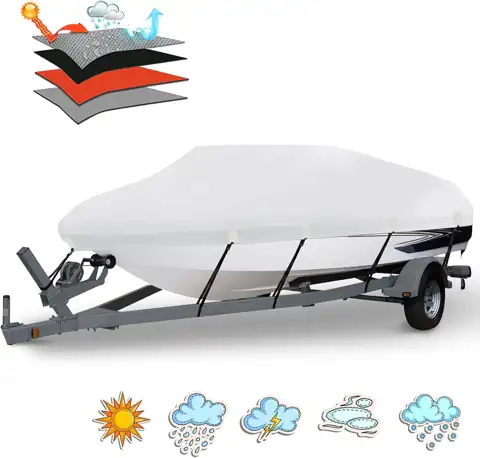 Waterproof 20-22FT Boat Cover, 1200D… — Photo 1