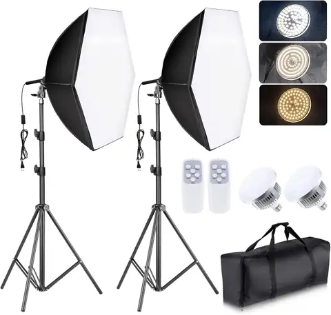Torjim Softbox Lighting Kit -… — Photo 1