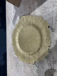 Gold Charger Plates Bulk 50Pcs,… — Photo 4