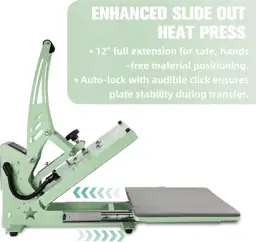15x15 Slide-Out Heat Press Machine,… — Photo 2