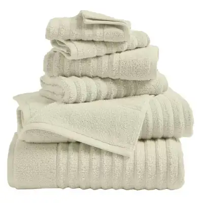 Luxury Cotton Ribbed Texture Towel… — Photo 1