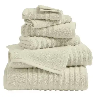 Luxury Cotton Ribbed Texture Towel… — Photo 1