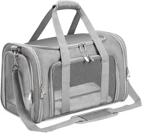 Soft-Sided Cat/Dog/Pet Carrier, Collapsible Pets… — Photo 1