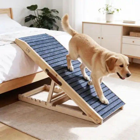 ZJSF Foldable Wooden Dog Ramp… — Photo 1