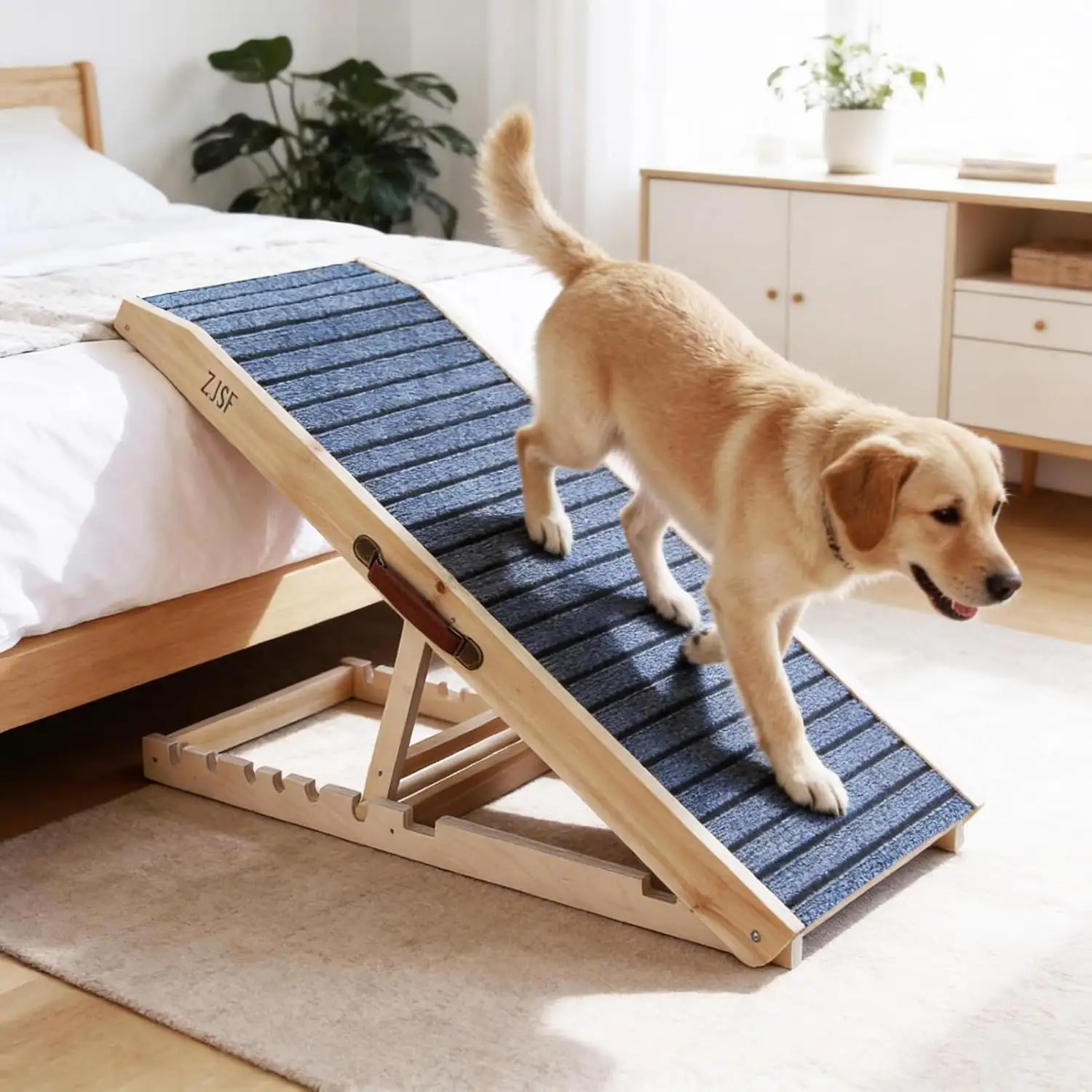 ZJSF Foldable Wooden Dog Ramp… — Photo 1