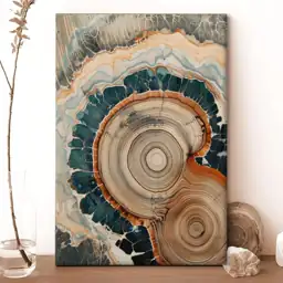 Tree Ring Wall Art Framed,… — Photo 2