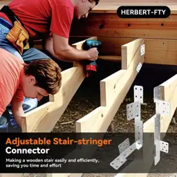 Heavy Duty 18-Gauge Adjustable Stair… — Photo 2