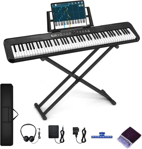 88-Key Digital Piano with Semi-Weighted… — Photo 1