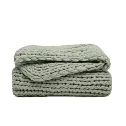 Eucalyptus Chunky Knit Acrylic Throw… — Photo 2