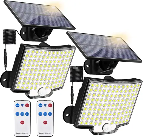 Solar Lights Outdoor 106LED 3000LM… — Photo 1