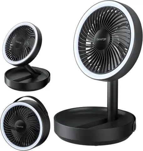 Gaiatop Foldable Desk Fan with… — Photo 1