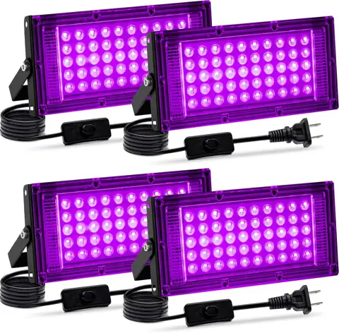 4 Pack 50W Black Lights… — Photo 1