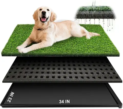 Dog Grass Pad with Tray,… — Photo 1
