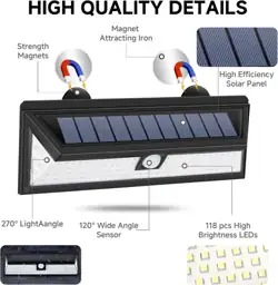 Magnetic Solar RV Outdoor Light,… — Photo 2