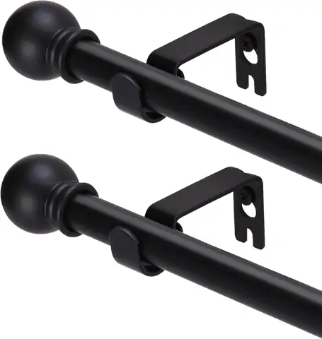 GXOACKJ 2 Pack Black Curtain… — Photo 1