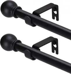 GXOACKJ 2 Pack Black Curtain… — Photo 1