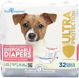 Paw Inspired 32ct Disposable Dog… — Photo 1