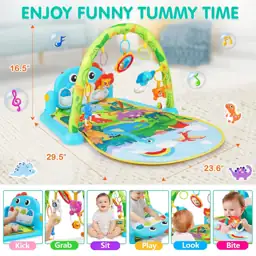 UMIKU Baby Gym Play Mat… — Photo 2