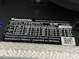 Panasonic WhisperFit DC/LED Pick-A-Flow 50/80/110… — Photo 5