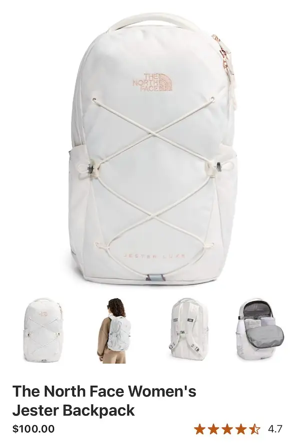 The north face jester backpack — Photo 1