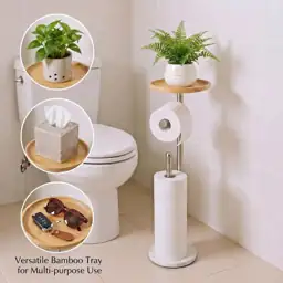 Toilet Paper Holder Stand, 7.9"… — Photo 2